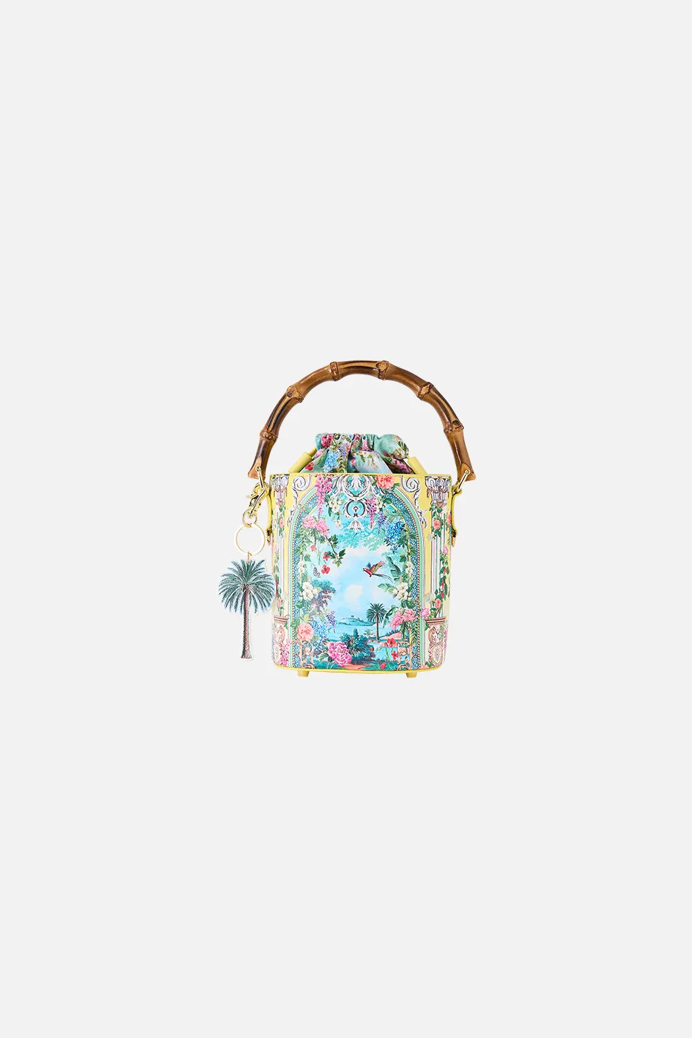 DRAWSTRING BUCKET BAG WITH KEYRING TALES OF TOPKAPI PALACE sold by Camilla