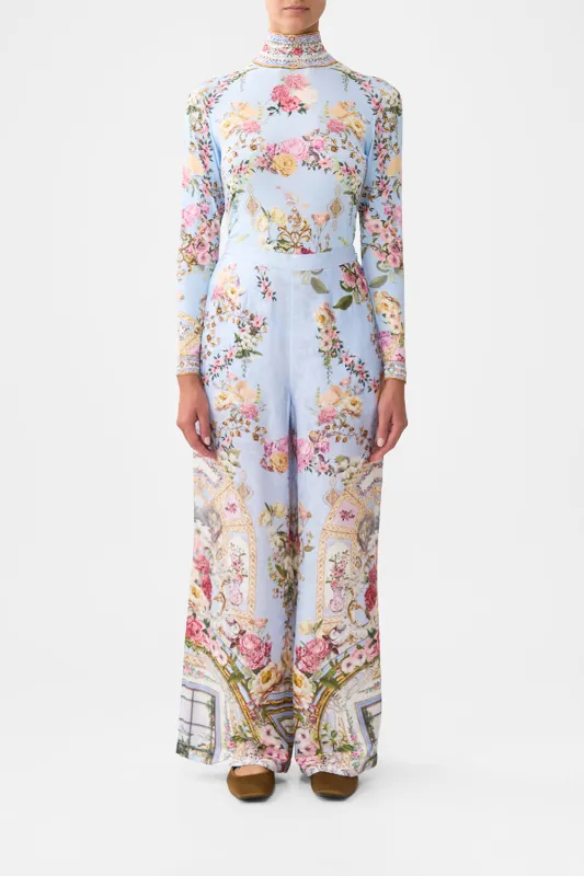 MINIMAL WIDE LEG PANT TILED IN TIME sold by Camilla