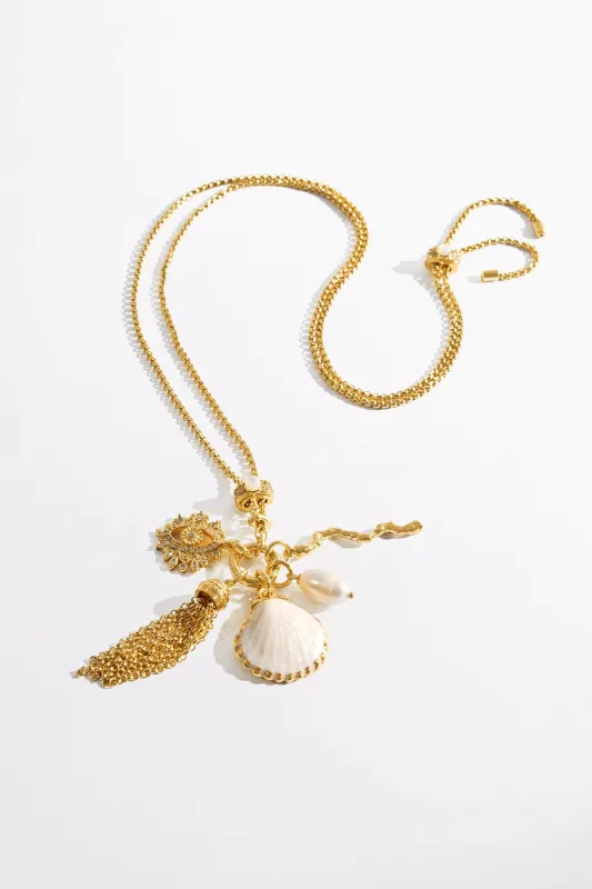 ENCHANTED OCEANIA PENDANT NECKLACE GOLD sold by Camilla