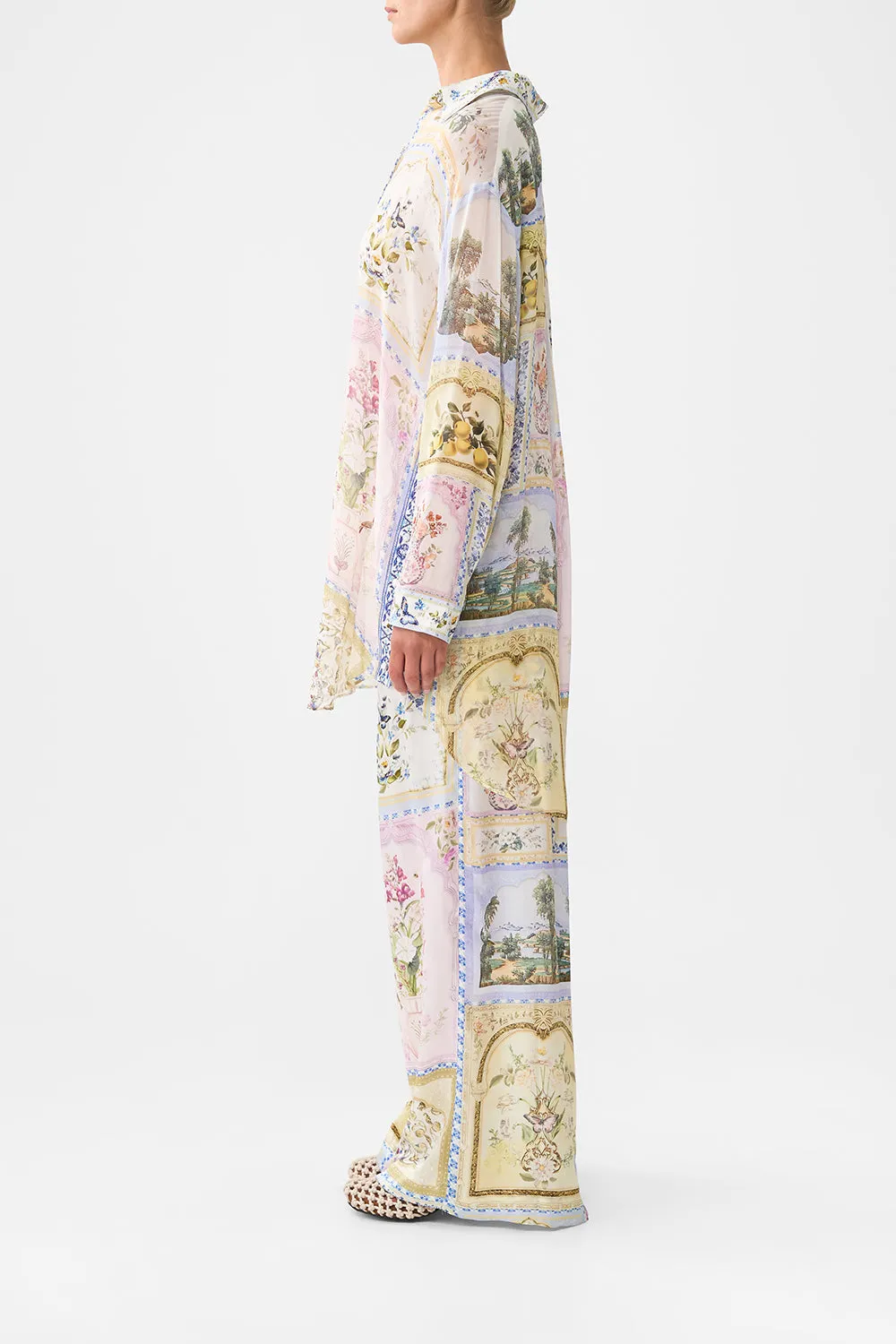 SHIRT TUNIC WITH SIDE BUTTONS BOTANICAL BALLADS sold by Camilla product image thumbnail 4