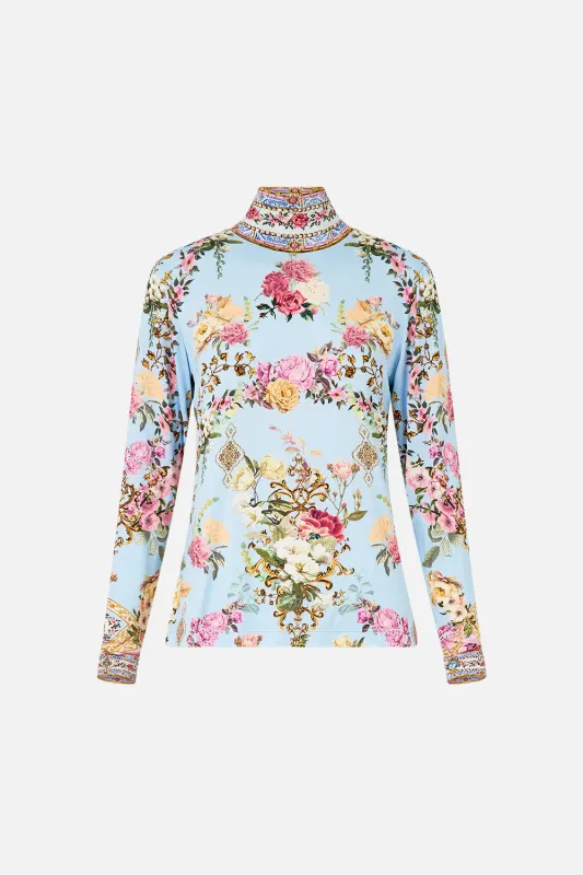 JERSEY TURTLENECK TILED IN TIME sold by Camilla