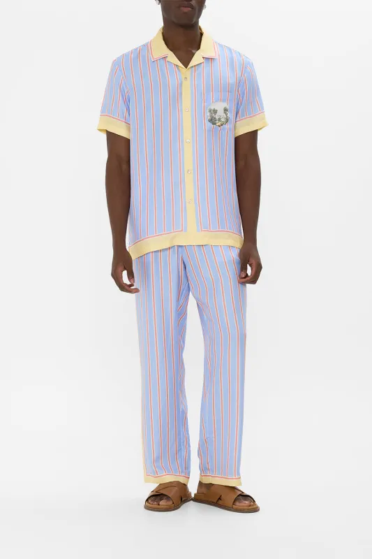 SHORT SLEEVE CAMP COLLARED SHIRT BOTANICAL BALLADS sold by Camilla