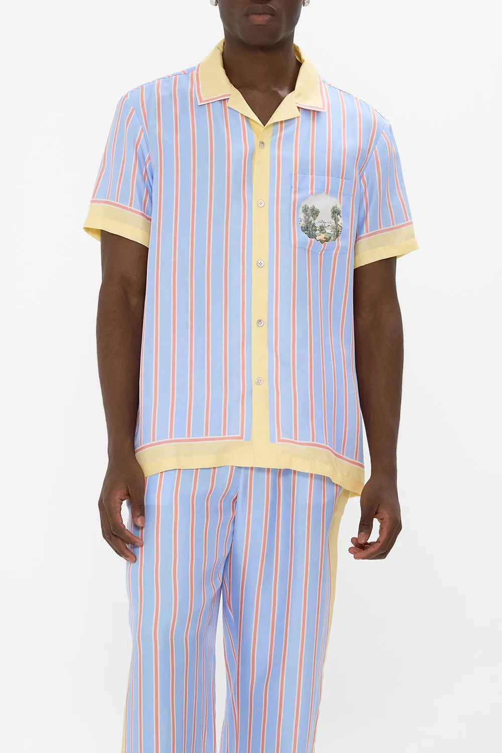 SHORT SLEEVE CAMP COLLARED SHIRT BOTANICAL BALLADS sold by Camilla product image thumbnail 5