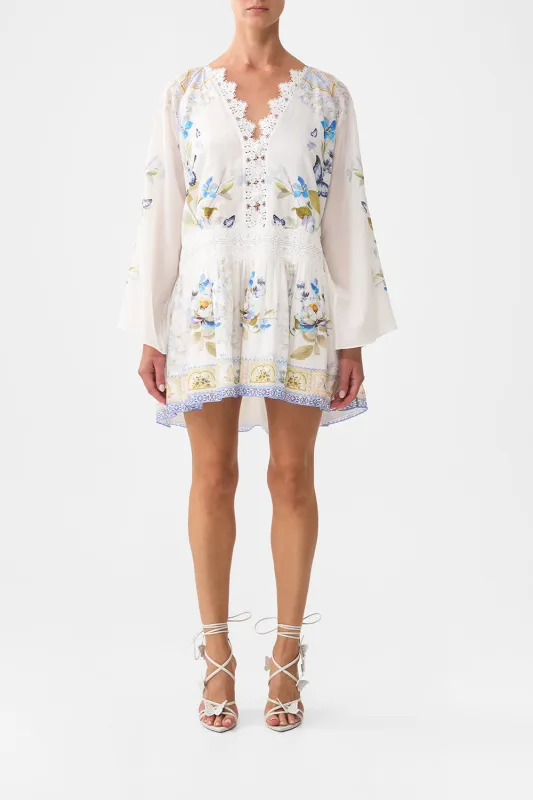 RELAXED SHORT DRESS WITH DROPPED WAIST BOTANICAL BALLADS sold by Camilla