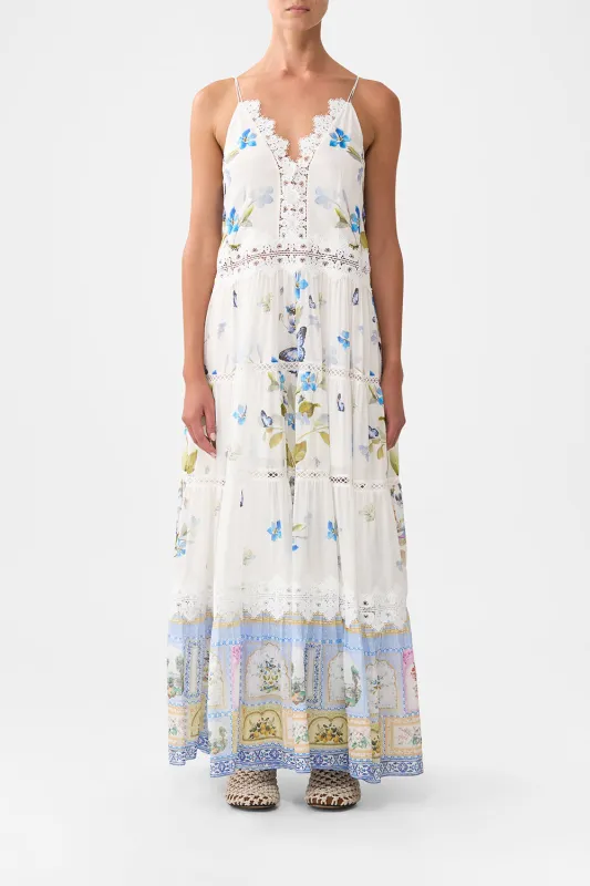 TRAPEZE TIERED DRESS BOTANICAL BALLADS sold by Camilla