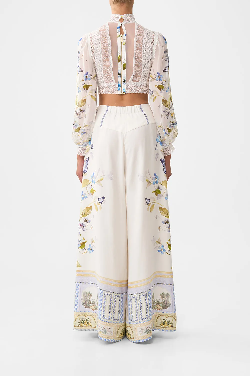 CORSET WAIST WIDE LEG PANT BOTANICAL BALLADS sold by Camilla product image thumbnail 2