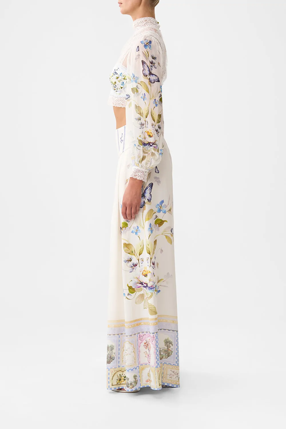 CORSET WAIST WIDE LEG PANT BOTANICAL BALLADS sold by Camilla product image thumbnail 4