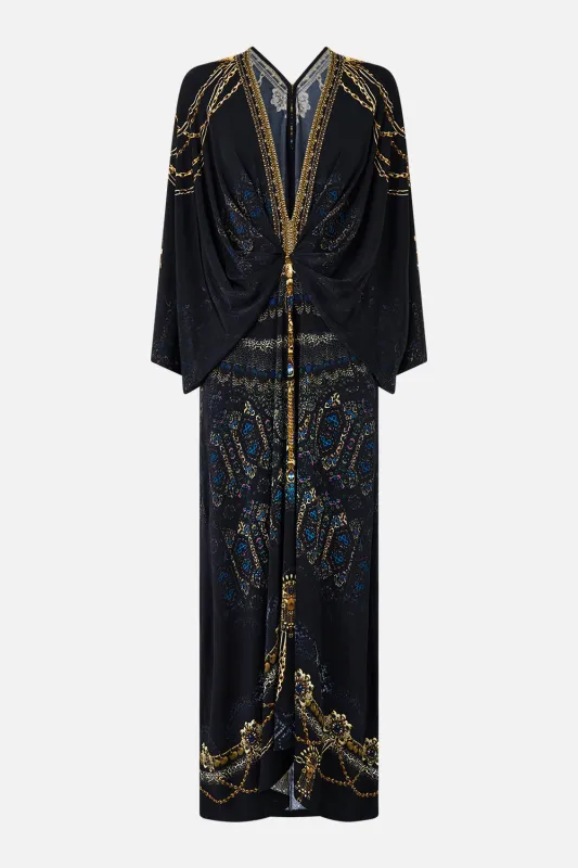 TUCK FRONT JERSEY DRESS SONG OF THE SOLSTICE sold by Camilla