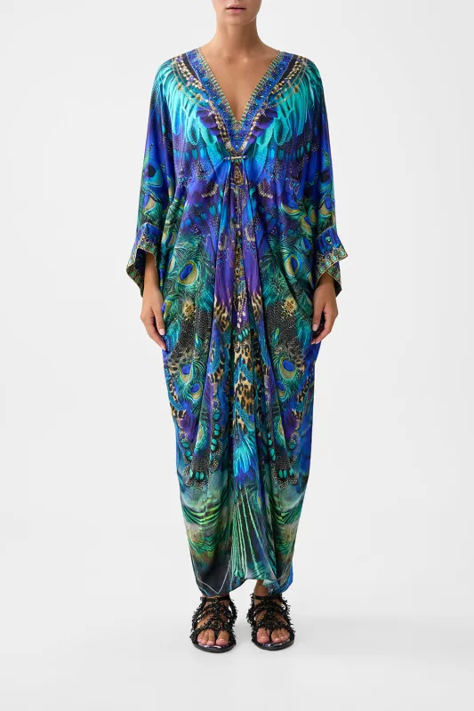 PIERCED V NECK KAFTAN COSMIC ZOOLOGY sold by Camilla