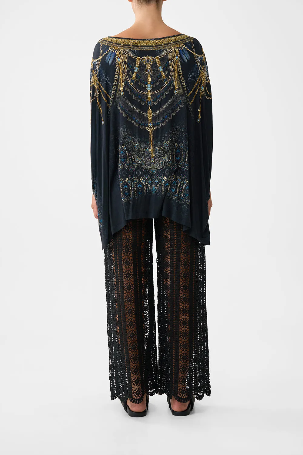 SCOOP NECK SLOUCH TEE SONG OF THE SOLSTICE sold by Camilla product image thumbnail 2