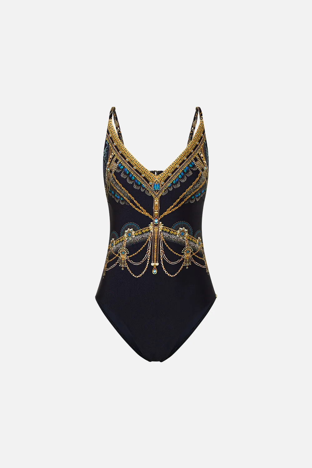 V NECK UNDERWIRE ONE PIECE WITH BACK CLIP SONG OF THE SOLSTICE sold by Camilla product image thumbnail 3