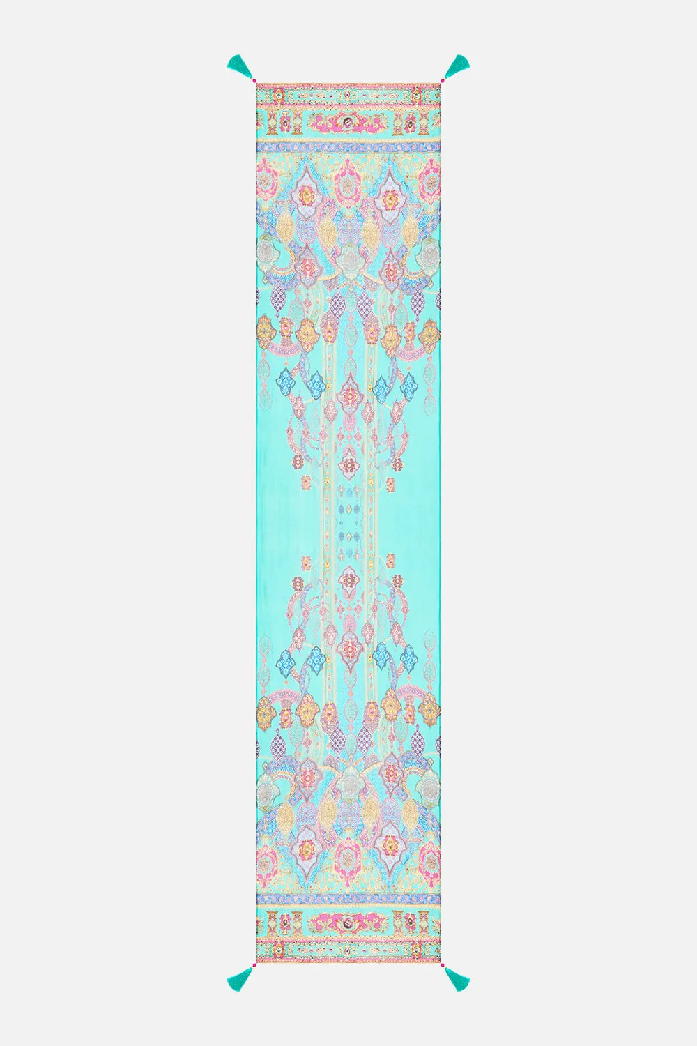 LONG SILK CRINKLE CHIFFON SCARF THE CONCUBINES CORRIDOR sold by Camilla product image thumbnail 2