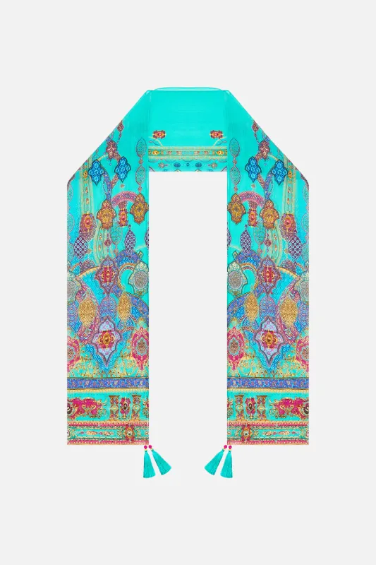 LONG SILK CRINKLE CHIFFON SCARF THE CONCUBINES CORRIDOR sold by Camilla