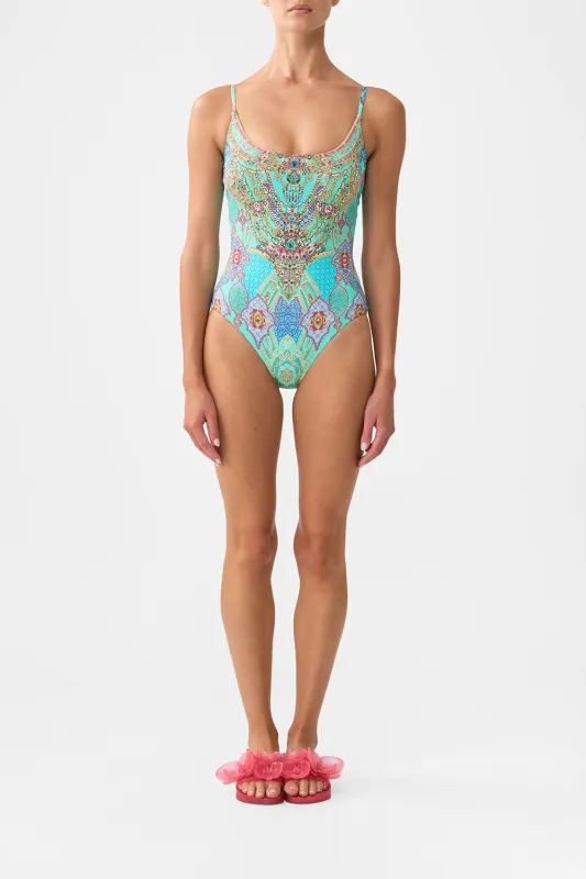 SCOOP NECK ONE PIECE WITH SCOOP BACK THE CONCUBINES CORRIDOR sold by Camilla