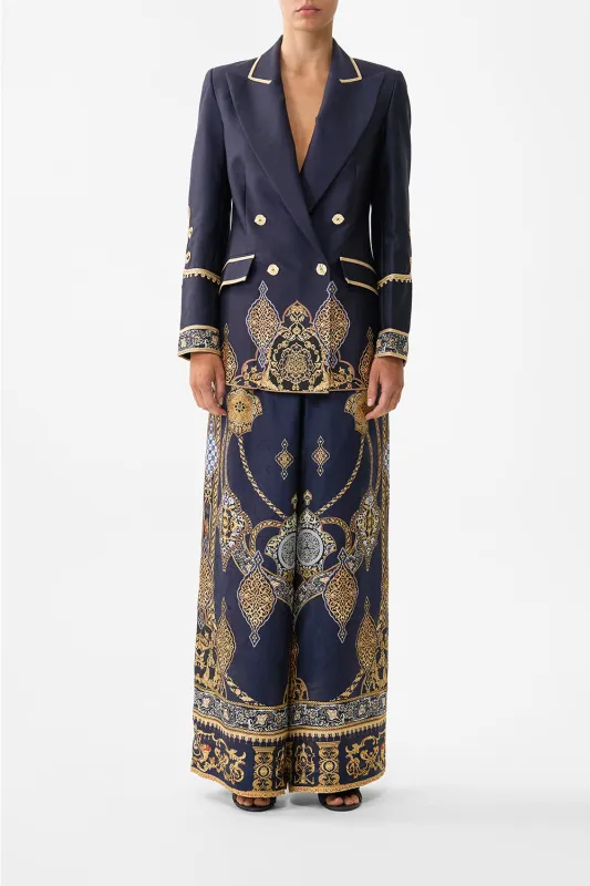 DOUBLE BREASTED SUIT JACKET THE IMPERIAL GATE made by Camilla