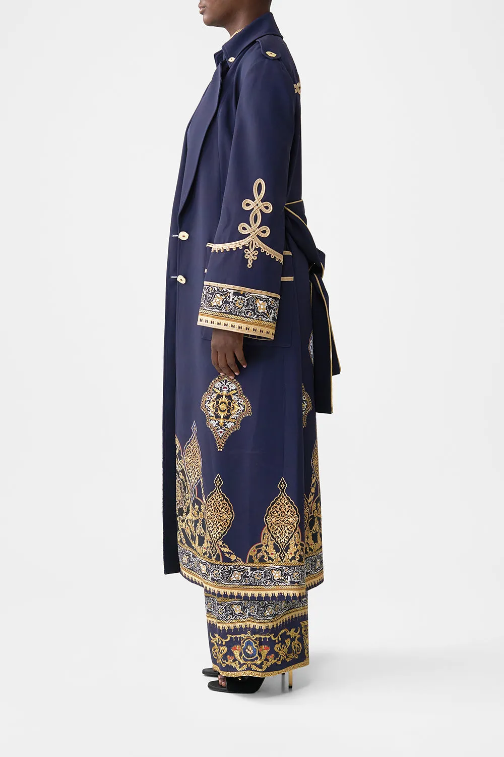 LONG MILITARY COAT THE IMPERIAL GATE sold by Camilla product image thumbnail 4