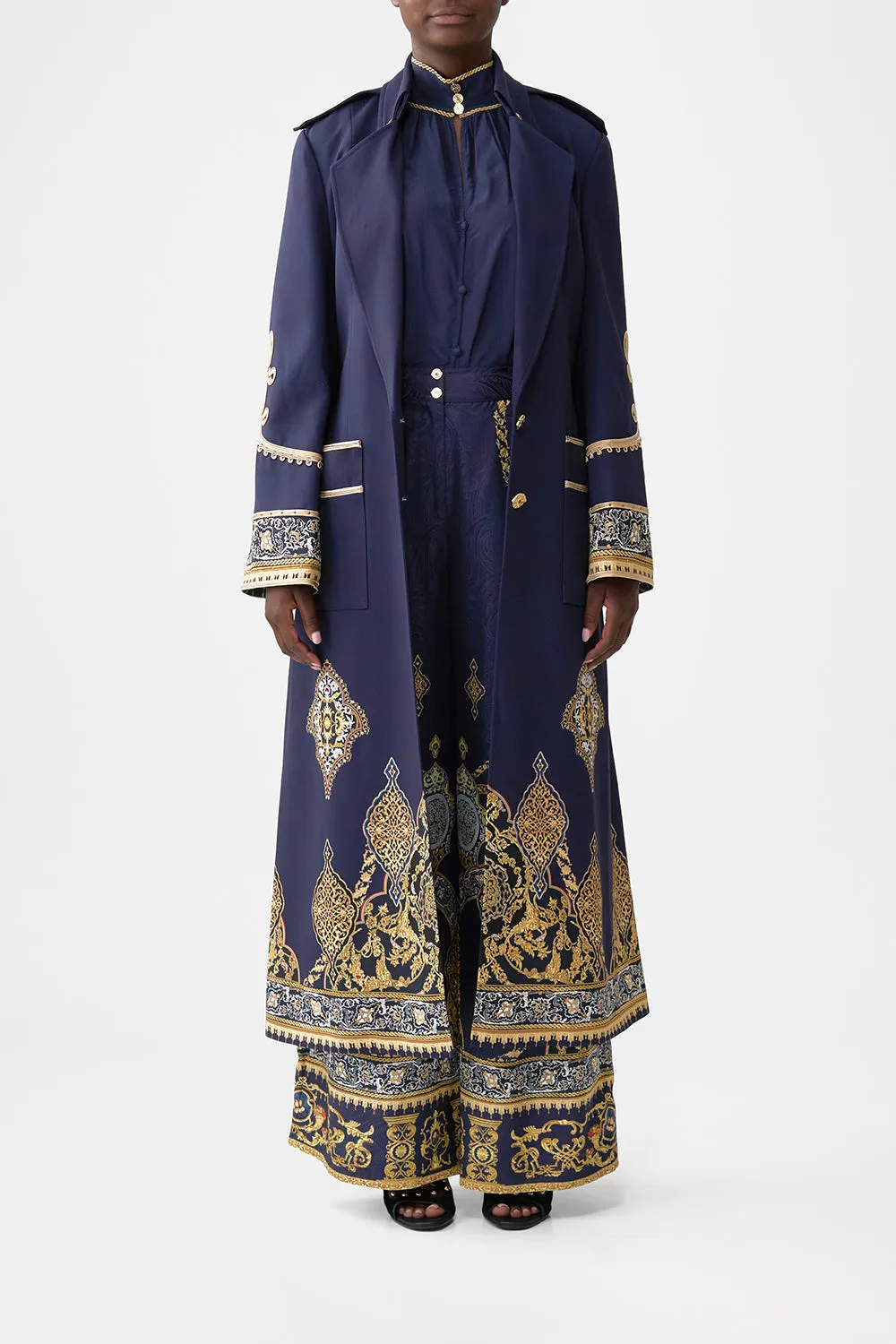 LONG MILITARY COAT THE IMPERIAL GATE sold by Camilla