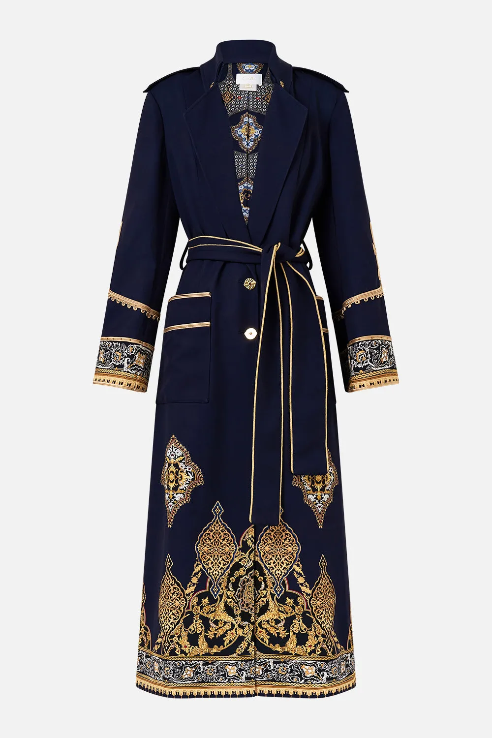 LONG MILITARY COAT THE IMPERIAL GATE sold by Camilla product image thumbnail 3