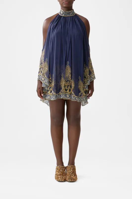 COLD SHOULDER SHORT DRESS THE IMPERIAL GATE sold by Camilla