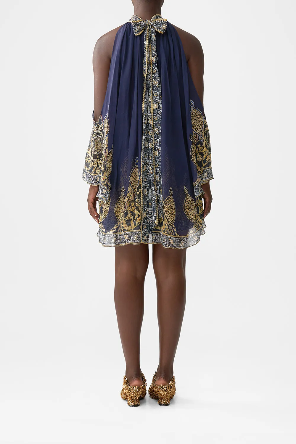 COLD SHOULDER SHORT DRESS THE IMPERIAL GATE sold by Camilla product image thumbnail 2