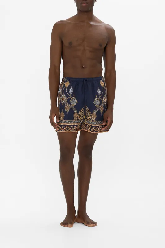 MID LENGTH BOARDSHORT WITH ELASTIC WAIST THE IMPERIAL GATE sold by Camilla