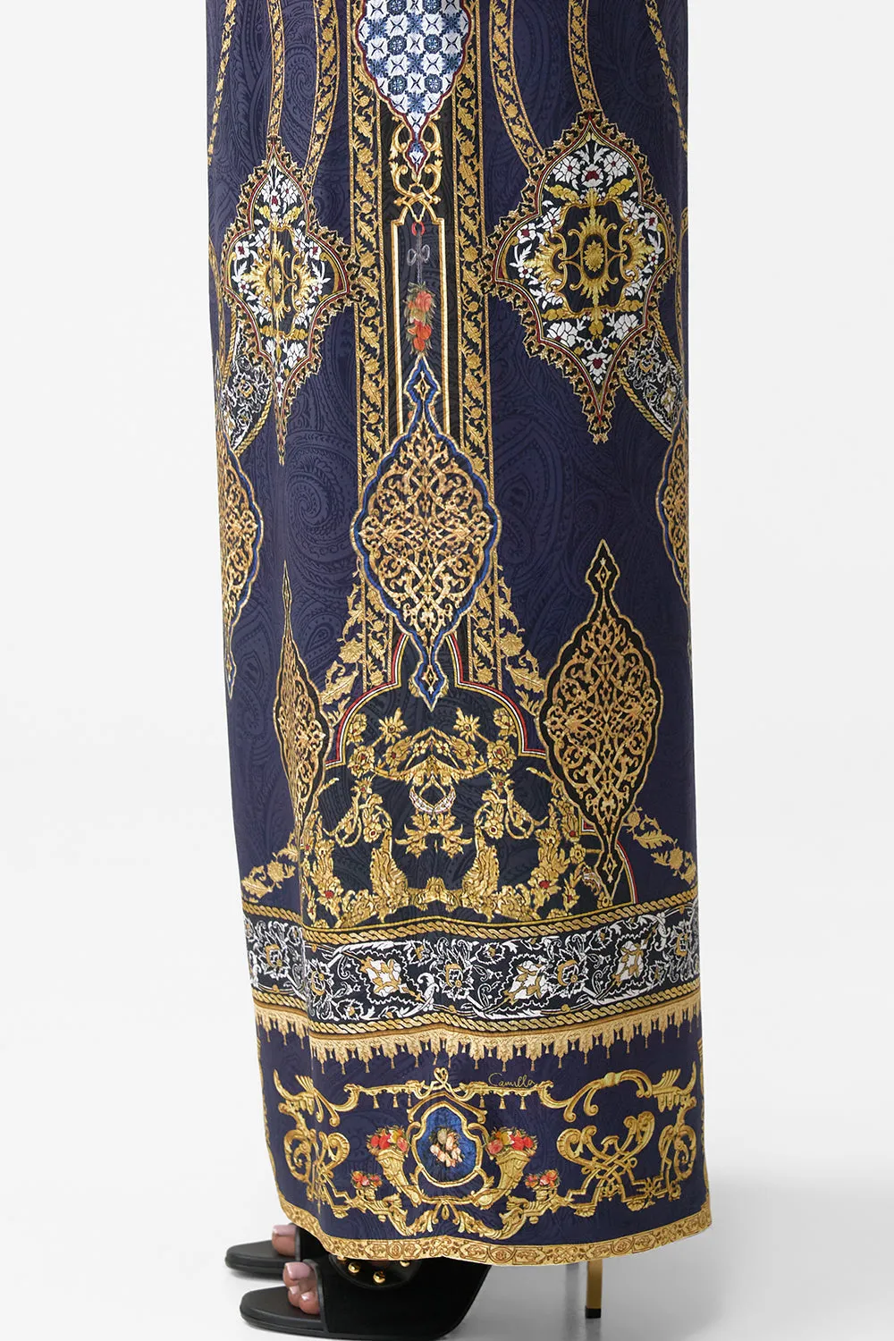 WIDE LEG WAISTED PANT THE IMPERIAL GATE sold by Camilla product image thumbnail 5