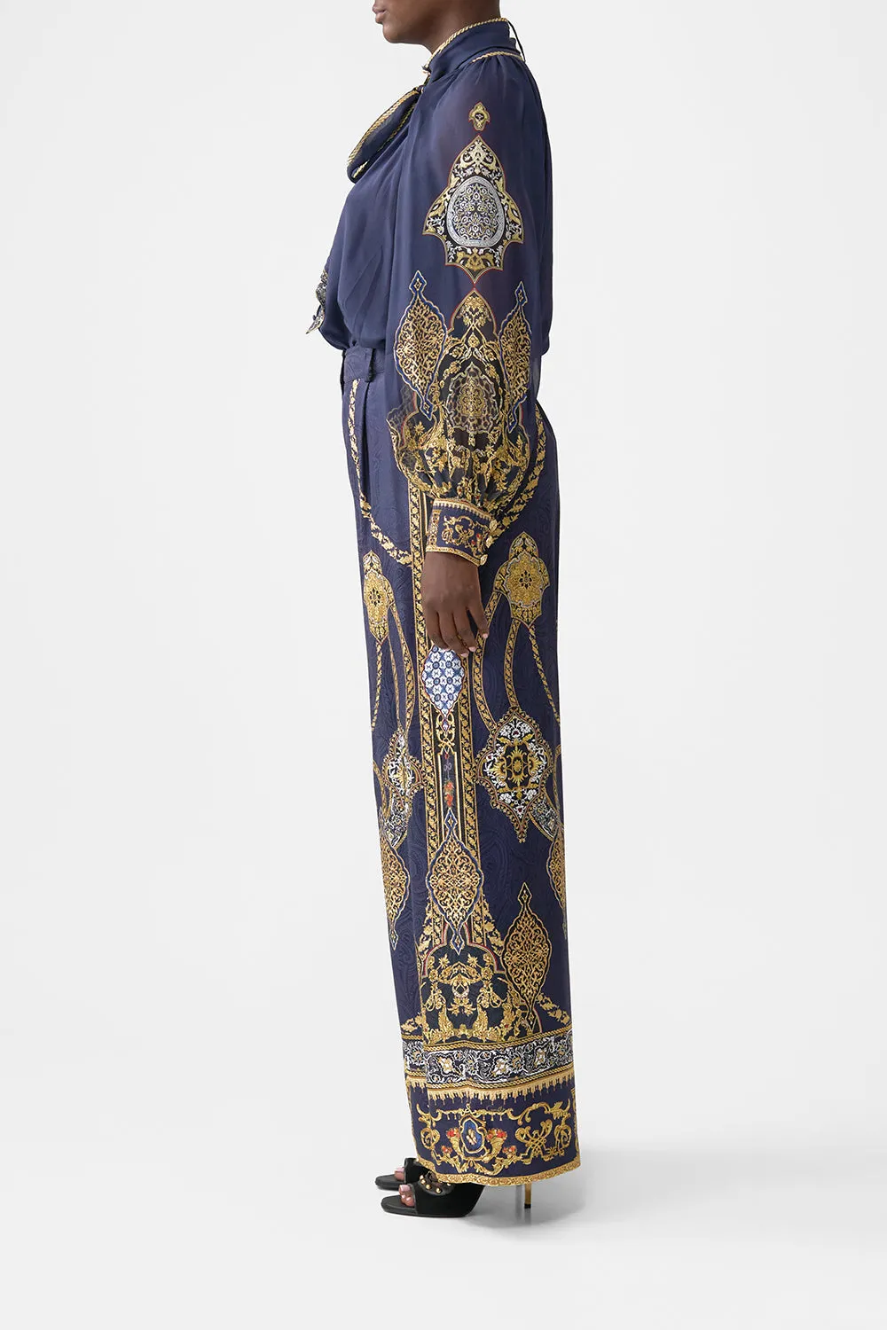WIDE LEG WAISTED PANT THE IMPERIAL GATE sold by Camilla product image thumbnail 3