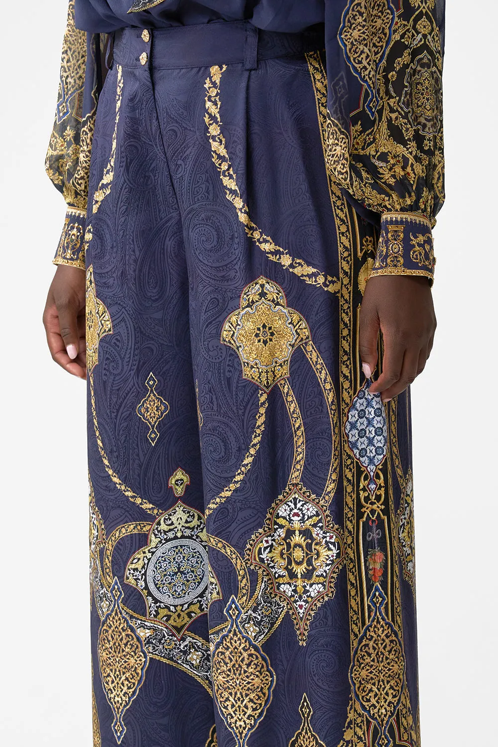 WIDE LEG WAISTED PANT THE IMPERIAL GATE sold by Camilla product image thumbnail 4
