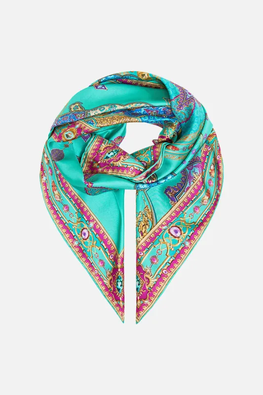 PRINTED SILK TWILL SQUARE SCARF THE CONCUBINES CORRIDOR sold by Camilla