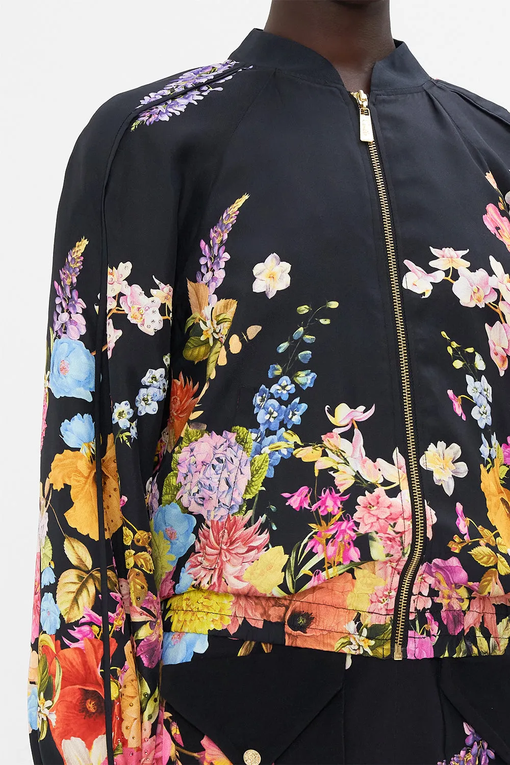 PANELLED SLEEVE BLOUSON BOMBER DIVINE DIVINITY sold by Camilla product image thumbnail 5