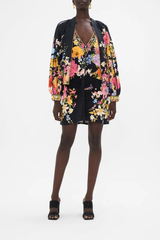 PANELLED SLEEVE BLOUSON BOMBER DIVINE DIVINITY made by Camilla