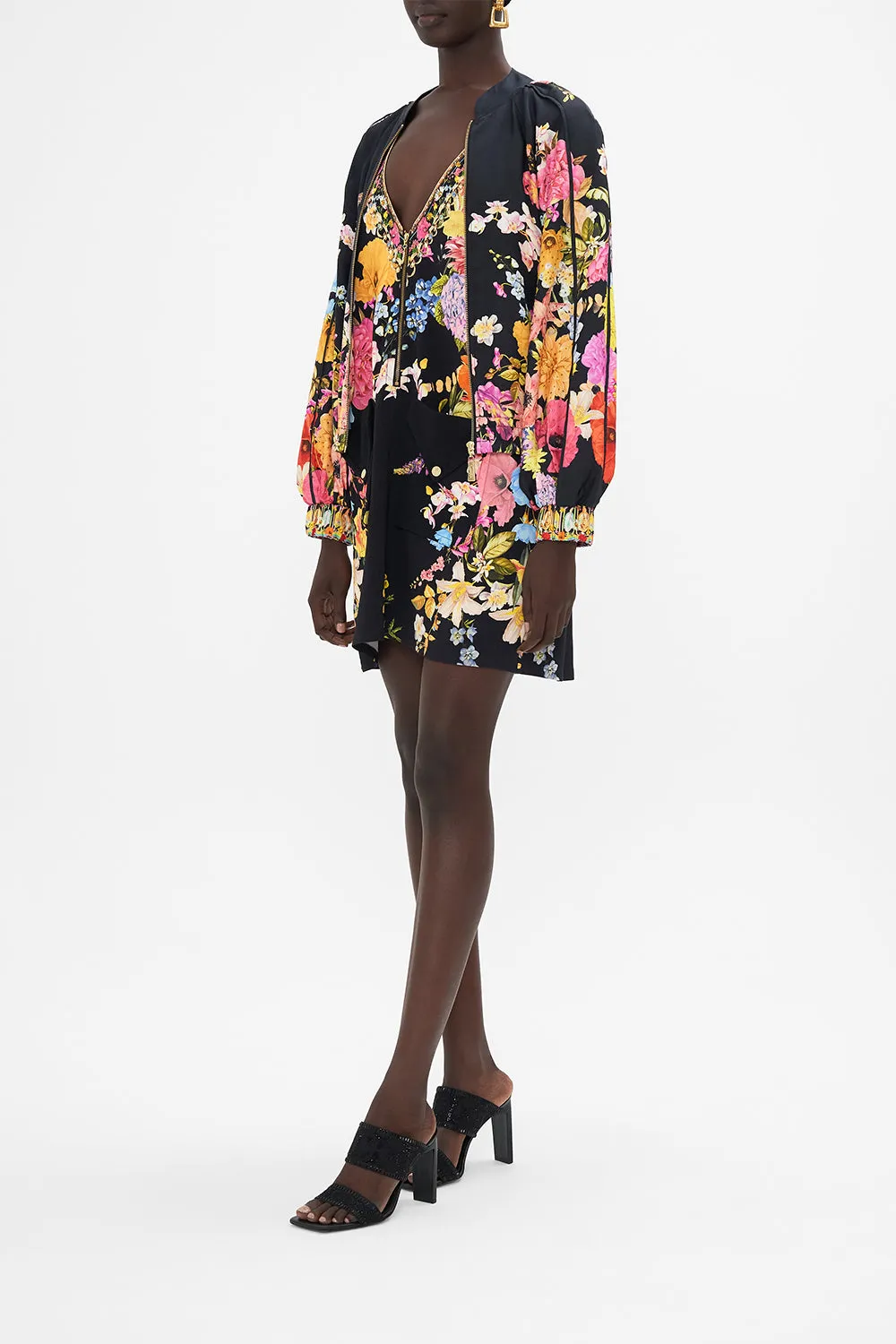 PANELLED SLEEVE BLOUSON BOMBER DIVINE DIVINITY sold by Camilla product image thumbnail 2