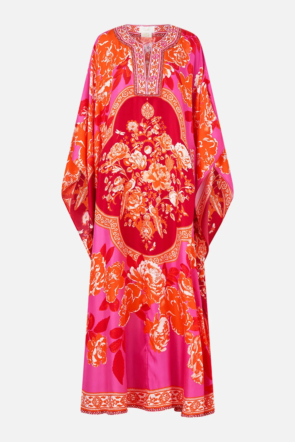 V NECK KAFTAN WITH FRONT WELT POCKETS TILES OF TÜRKIYE sold by Camilla product image thumbnail 3