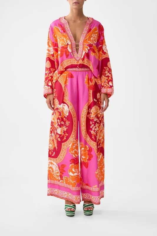 TUCK FRONT PANT TILES OF TÜRKIYE sold by Camilla