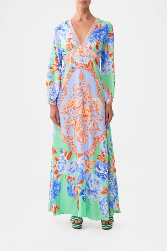 PRINTED LANTERN SLEEVE DRESS TOPKAPI POP sold by Camilla