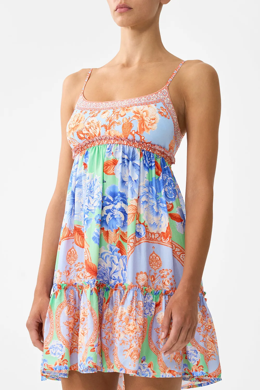 SHORT DRESS WITH JERSEY BODICE TOPKAPI POP sold by Camilla product image thumbnail 5