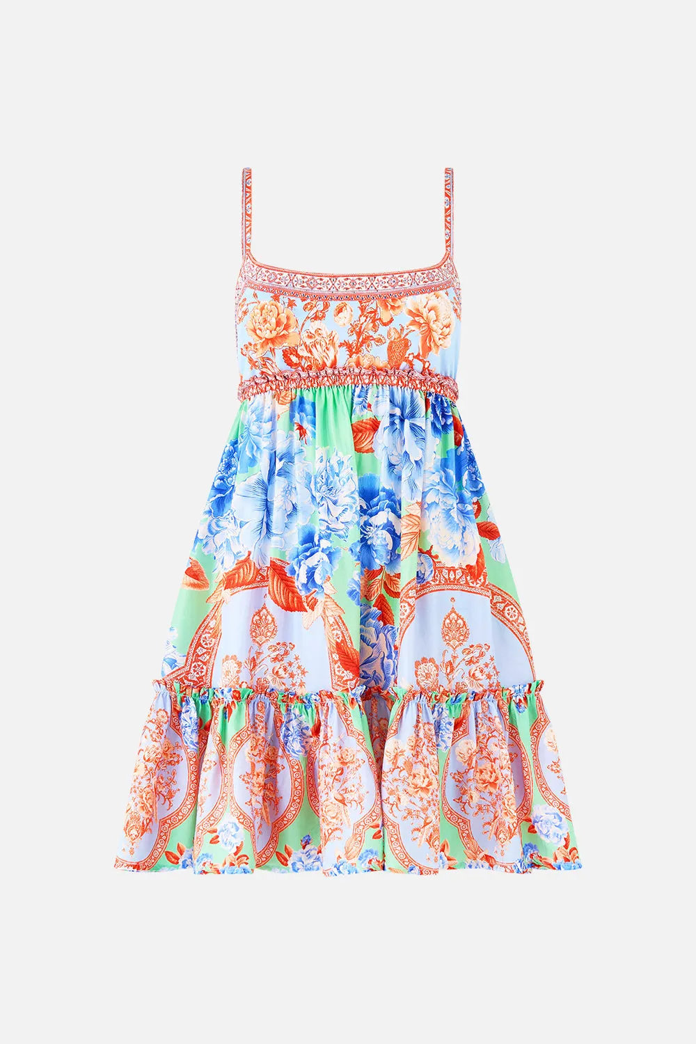 SHORT DRESS WITH JERSEY BODICE TOPKAPI POP sold by Camilla product image thumbnail 3