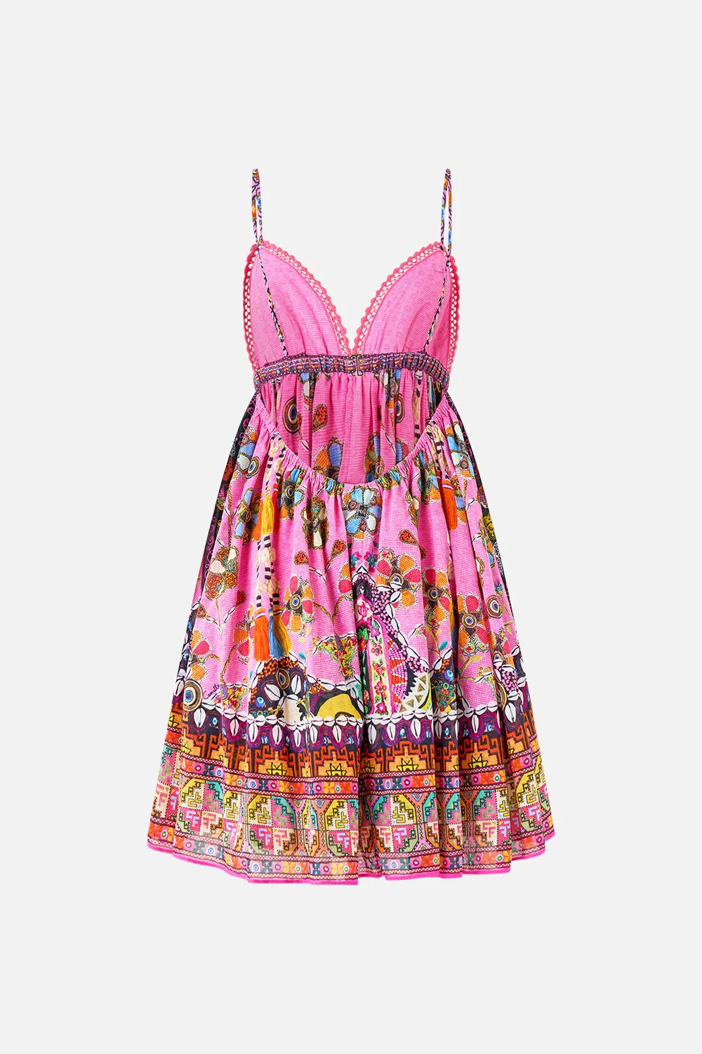 BRALETTE DETAIL SHORT DRESS PATCHWORK PANORAMA sold by Camilla product image thumbnail 2