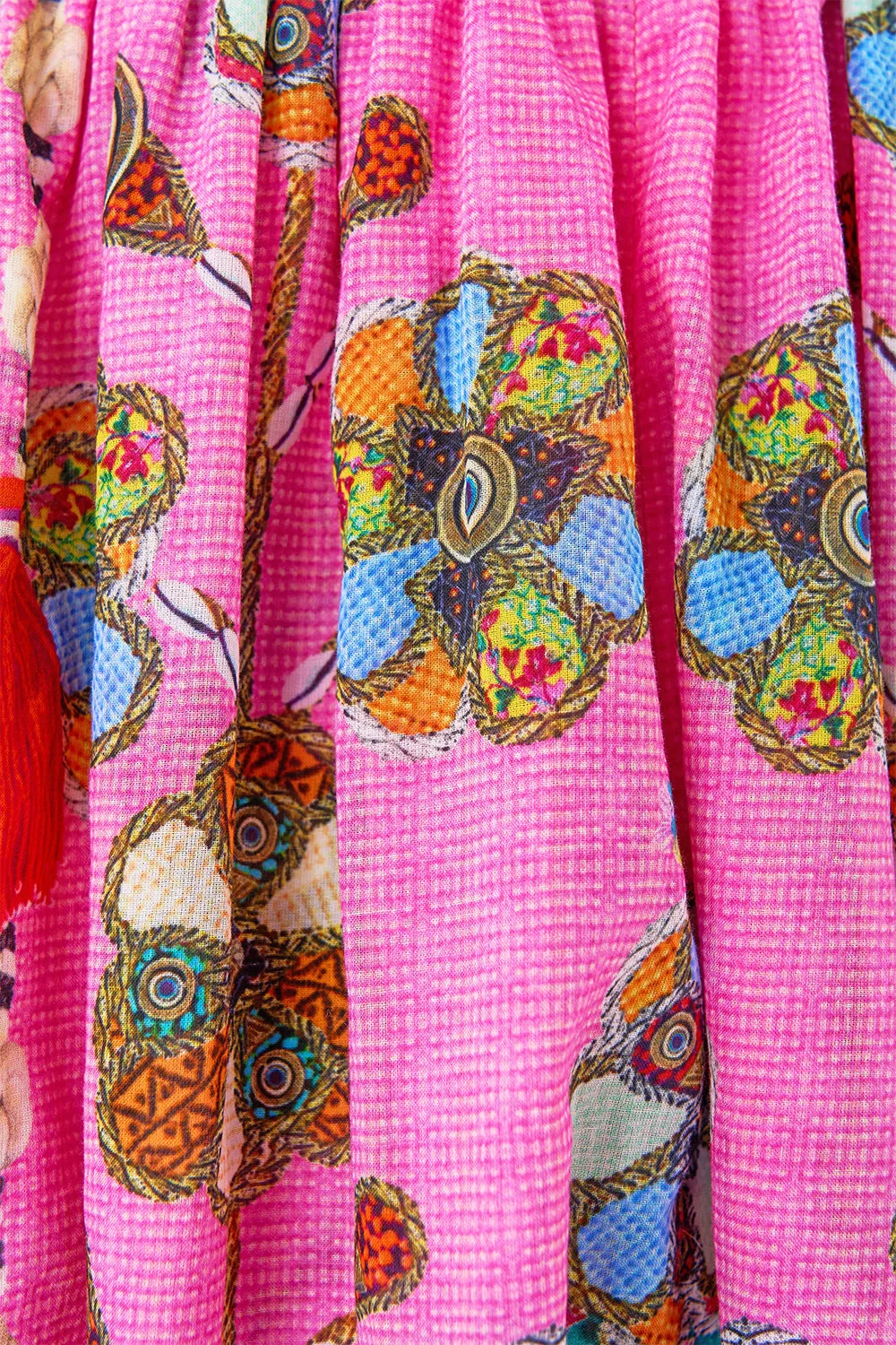 BRALETTE DETAIL SHORT DRESS PATCHWORK PANORAMA sold by Camilla product image thumbnail 3