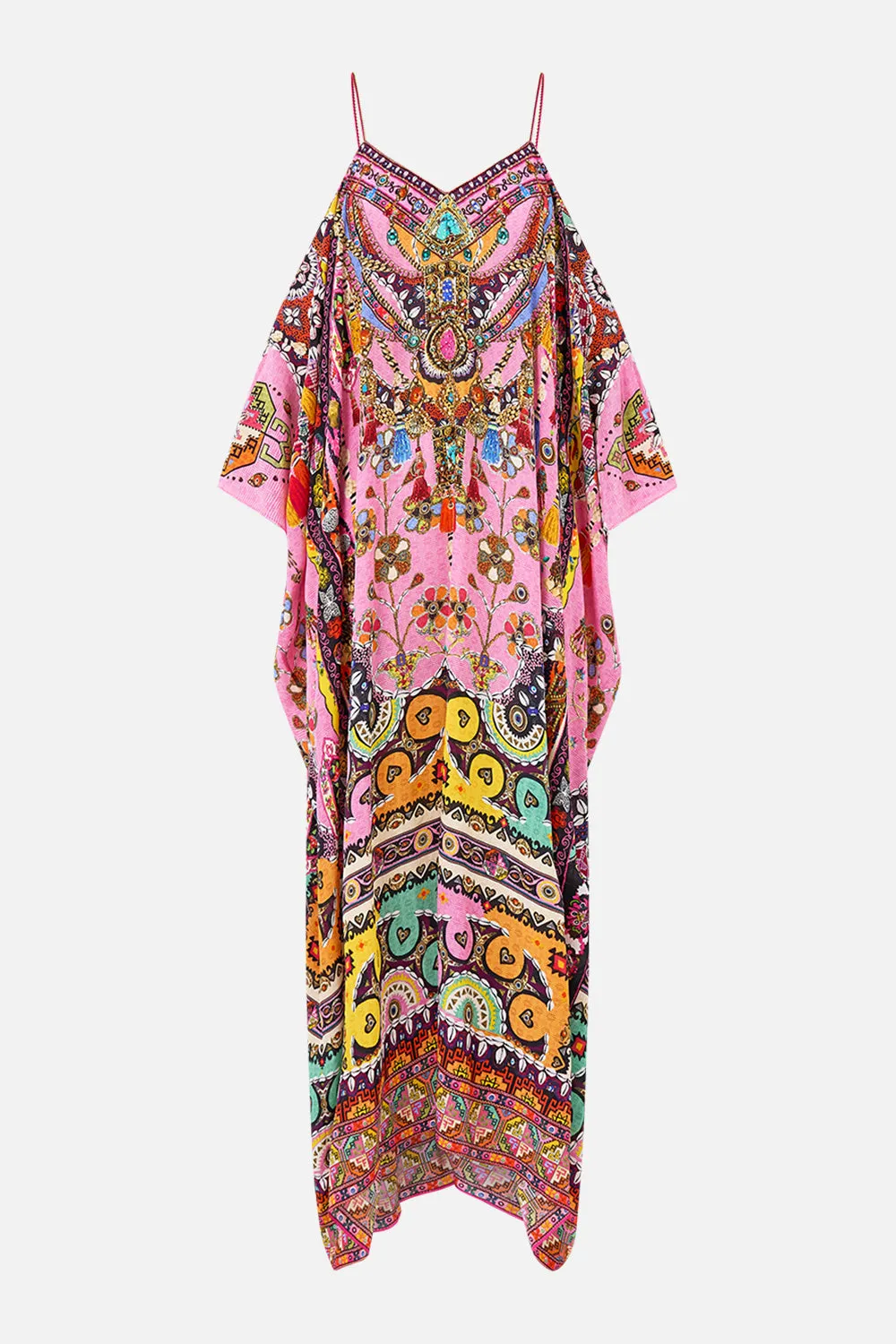 DROP SHOULDER STRAP KAFTAN PATCHWORK PANORAMA sold by Camilla product image thumbnail 3