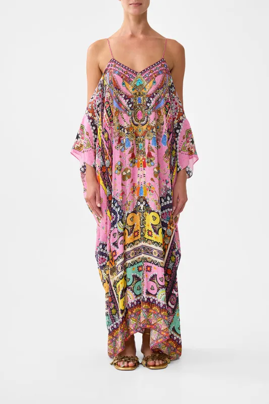 DROP SHOULDER STRAP KAFTAN PATCHWORK PANORAMA sold by Camilla