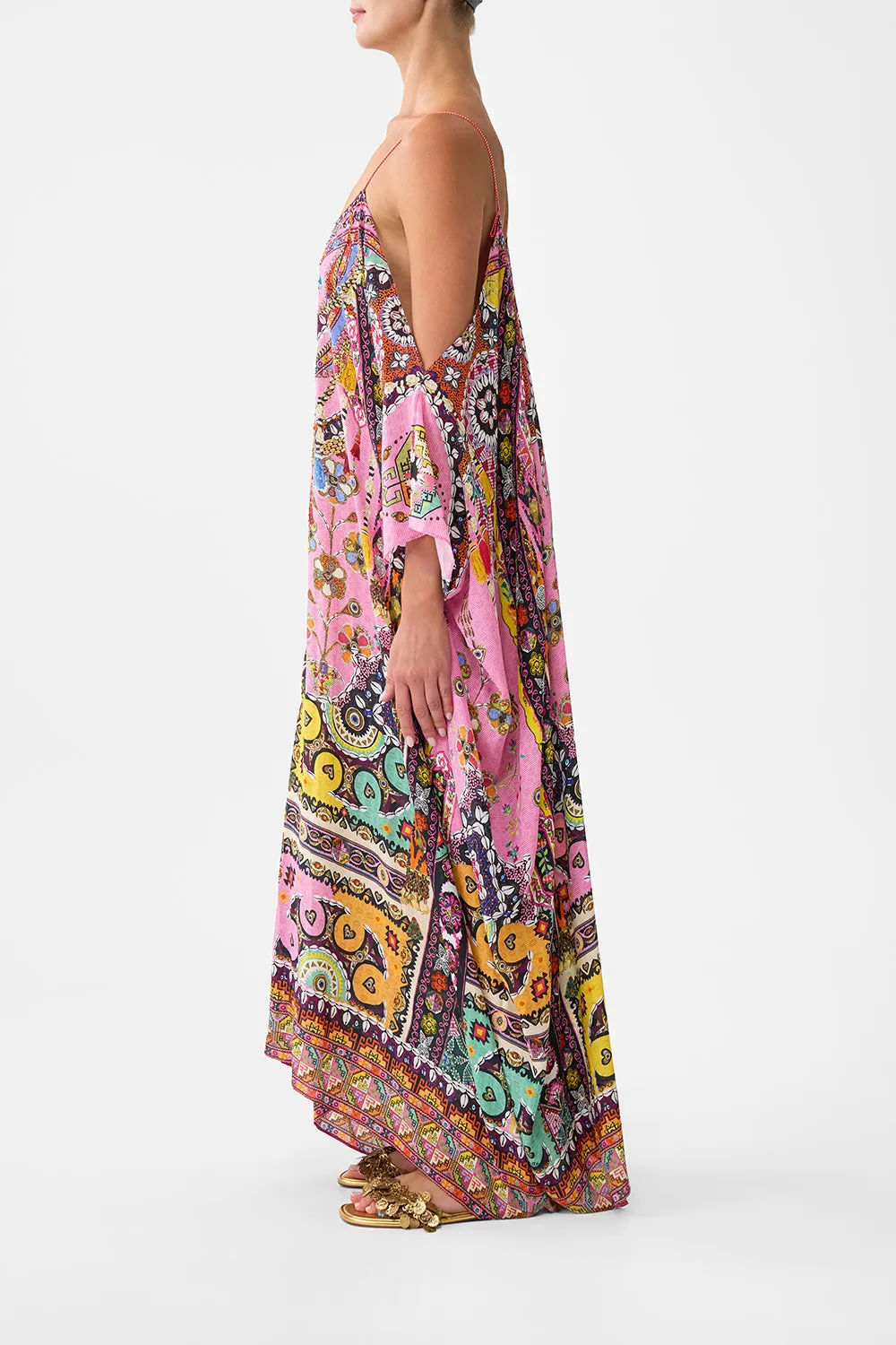 DROP SHOULDER STRAP KAFTAN PATCHWORK PANORAMA sold by Camilla product image thumbnail 4