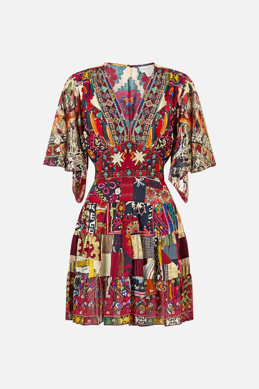 TIERED SKIRT MINI DRESS PATCHWORK ALCHEMY sold by Camilla product image thumbnail 3