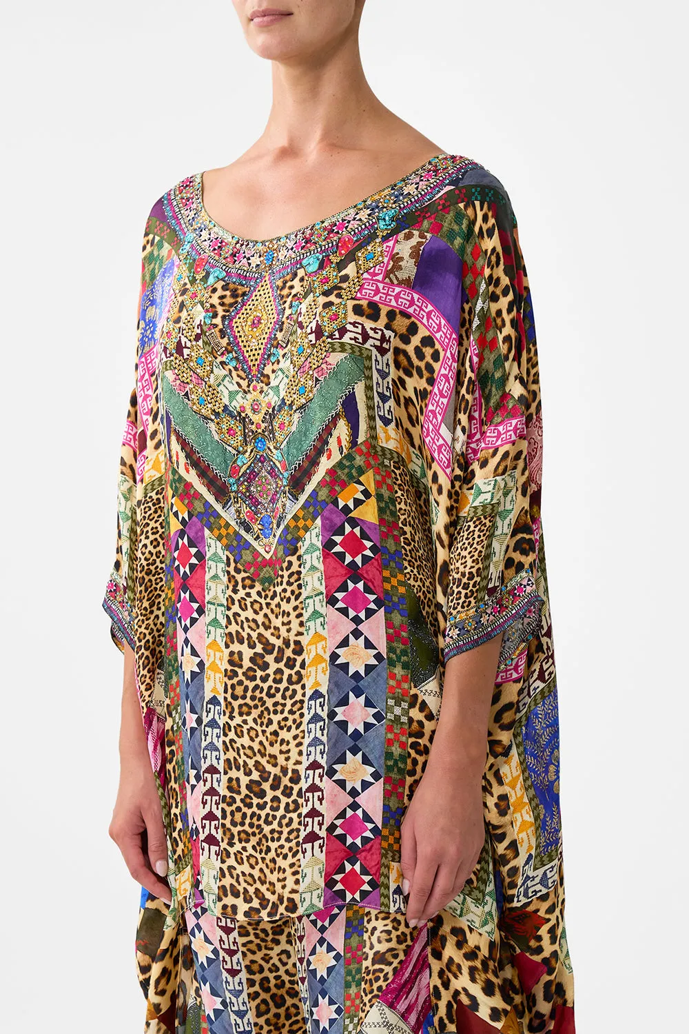 SCOOP BACK HEM DRESS EMBROIDERED EVER AFTER sold by Camilla product image thumbnail 5