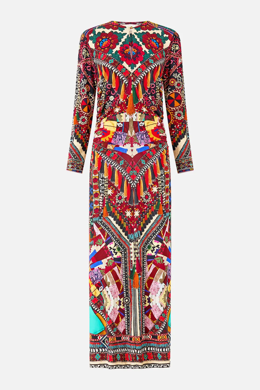 GATHERED JERSEY LONG DRESS PATCHWORK ALCHEMY sold by Camilla product image thumbnail 3