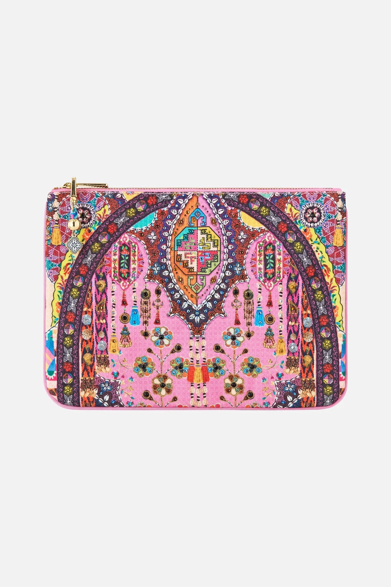 SMALL CANVAS CLUTCH PATCHWORK PANORAMA sold by Camilla