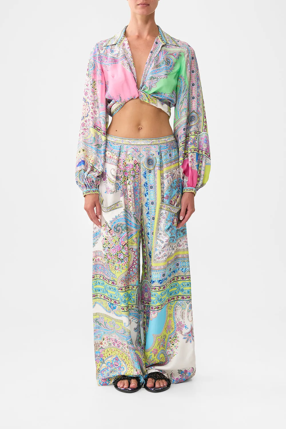 WIDE LEG TROUSER WITH FRONT POCKETS MAGIC CARPET RIDE sold by Camilla