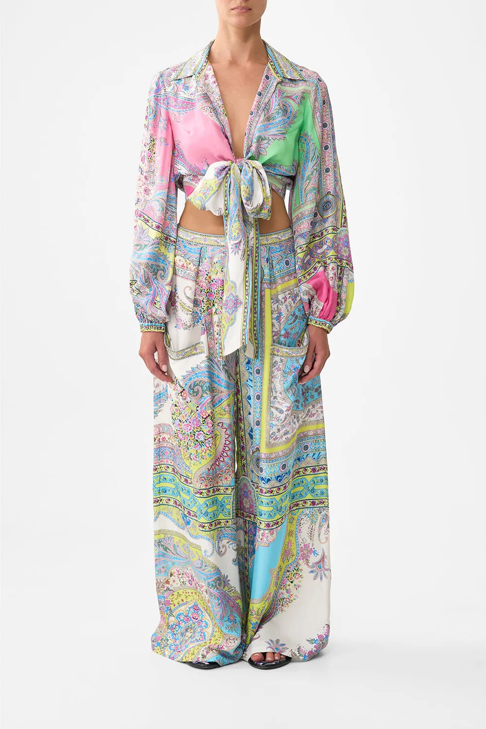 CROPPED WRAP SHIRT MAGIC CARPET RIDE sold by Camilla