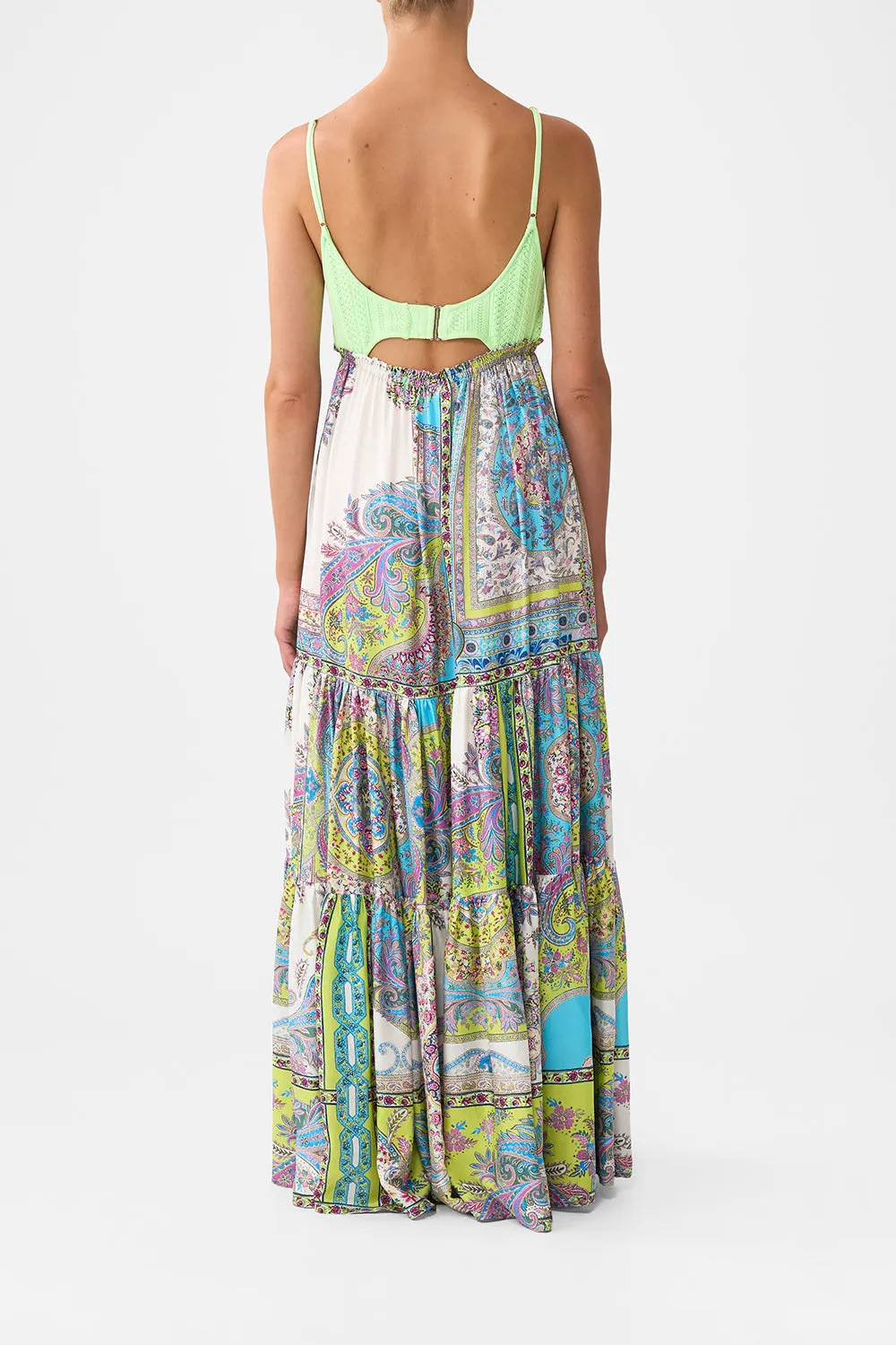 LONG DRESS WITH KNIT FRONT BODICE MAGIC CARPET RIDE sold by Camilla product image thumbnail 2