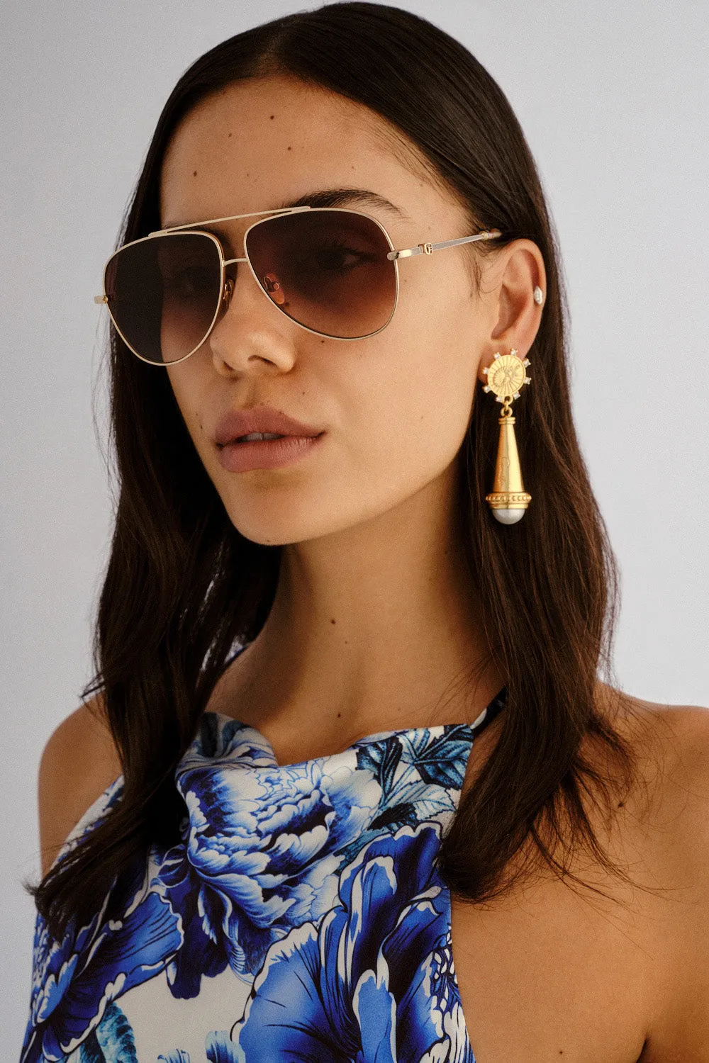 THE VOYAGE SUNGLASSES GOLD / LEOPARD sold by Camilla product image thumbnail 4